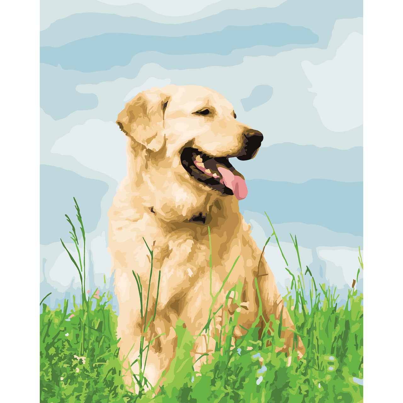 Gold Retriever Paint-by-Number Kit by Artist's Loft®